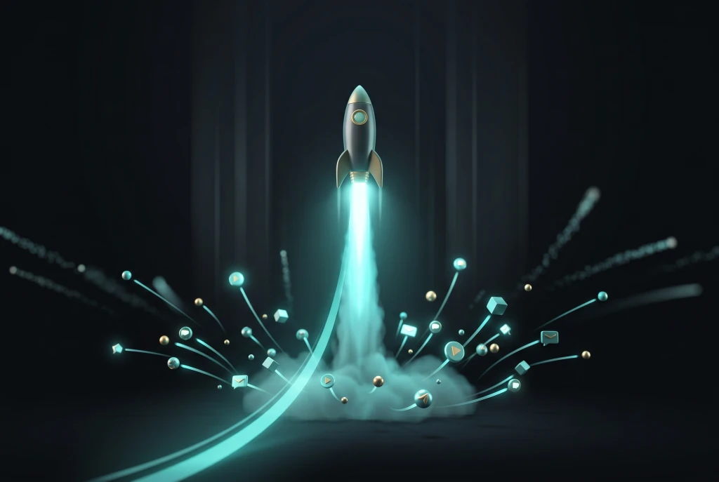 Magnific A Minimalist 3D Rocket Li Mxapsv8Dcm 1024X687